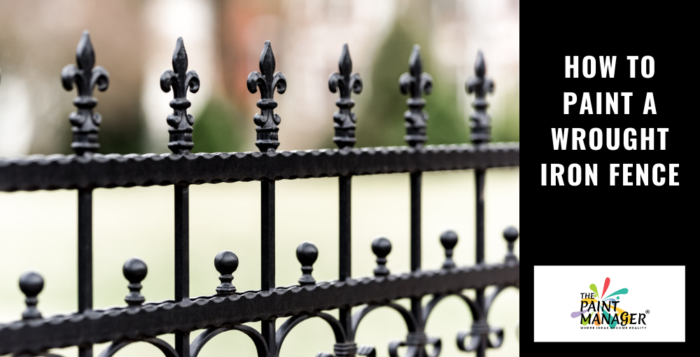 How to Paint a Wrought Iron Fence